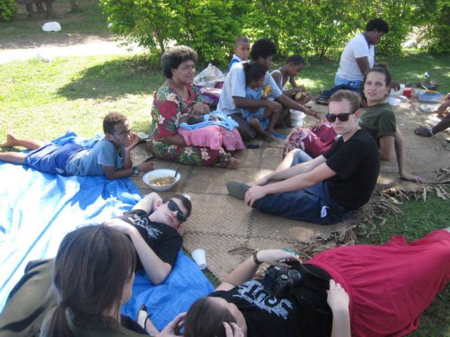 Interactions occurred regularly with the villagers  