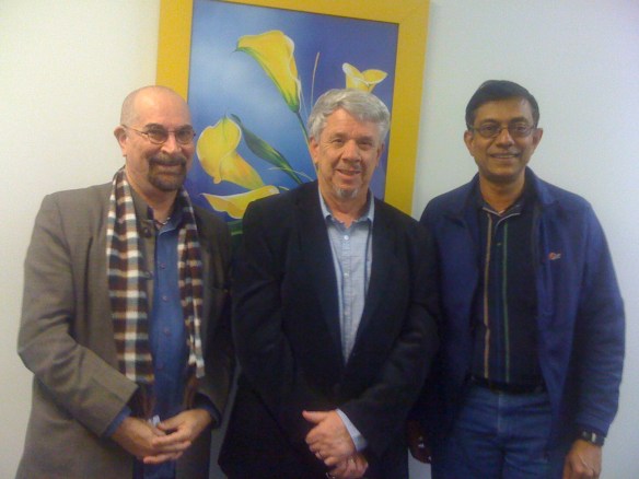 (L-R) Graeme, Geoff, Vinesh