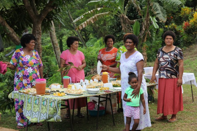 Lunch provided by the community