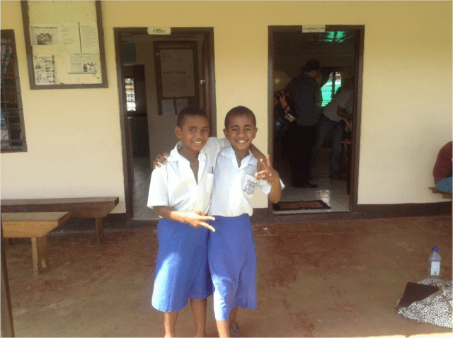 Timoci and Epeli - students at Sabeto District
