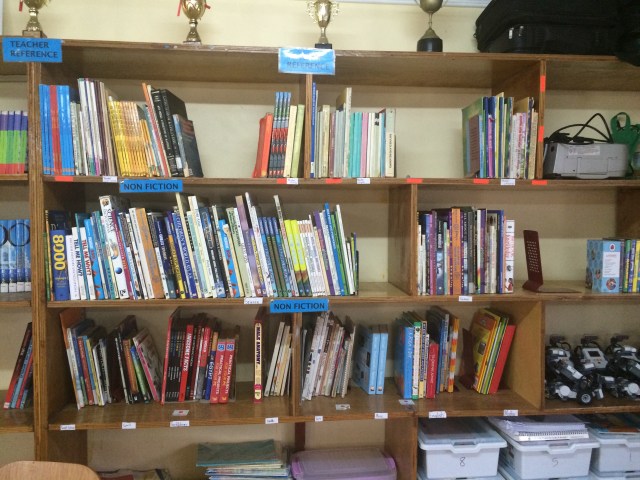 Non-fiction was organised by topic.