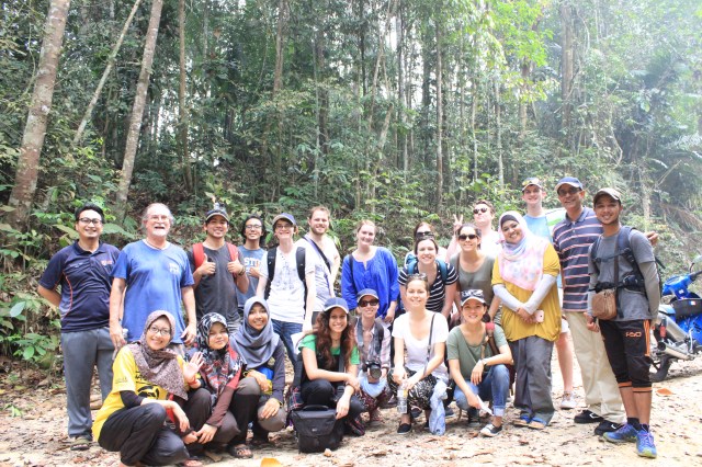 Part of our team at Sultan Idris Shah Forestry Education Centre (Photo: )
