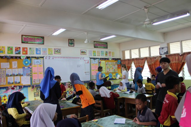 A hive of activity in Class 5